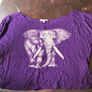 Charlotte Russe elephant tee